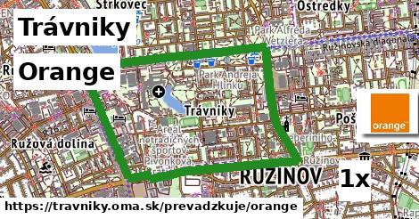 Orange, Trávniky