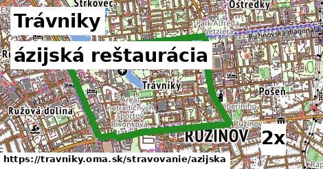 ázijská reštaurácia, Trávniky