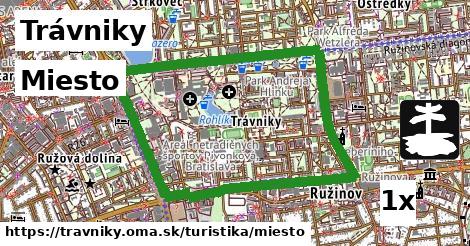 Miesto, Trávniky
