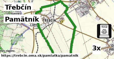 pamätník v Třebčín