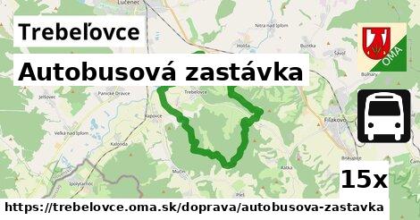 Autobusová zastávka, Trebeľovce