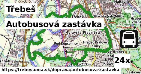 Autobusová zastávka, Třebeš