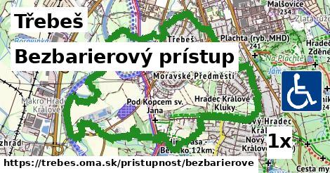 Bezbarierový prístup, Třebeš