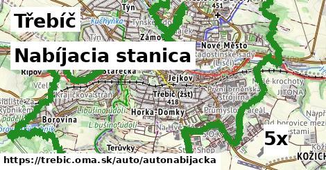 Nabíjacia stanica, Třebíč