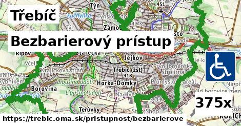 Bezbarierový prístup, Třebíč