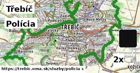 Polícia, Třebíč