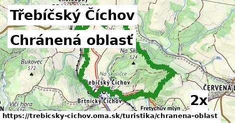 chránená oblasť v Třebíčský Číchov