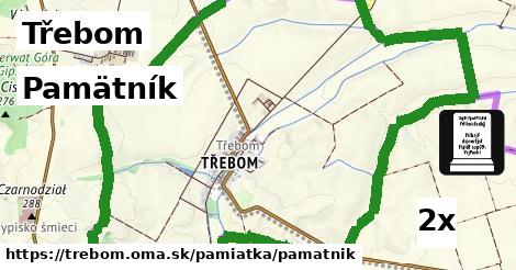 Pamätník, Třebom