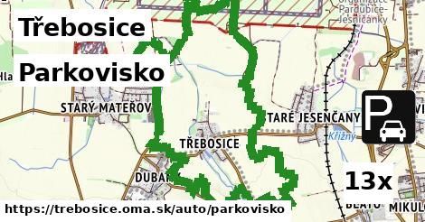 Parkovisko, Třebosice
