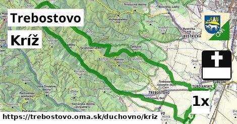 Kríž, Trebostovo