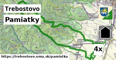 pamiatky v Trebostovo