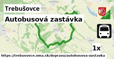 Autobusová zastávka, Trebušovce