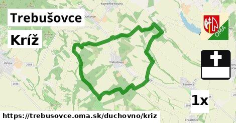 Kríž, Trebušovce