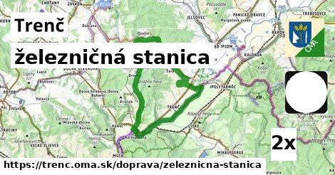 železničná stanica, Trenč