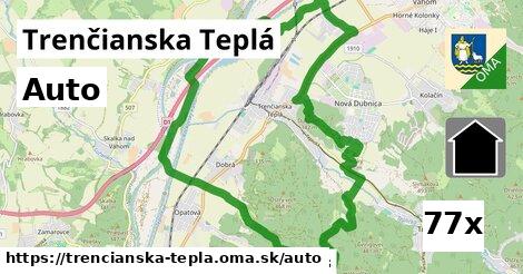 auto v Trenčianska Teplá