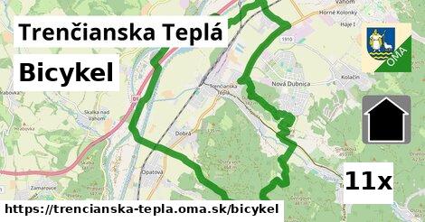 bicykel v Trenčianska Teplá