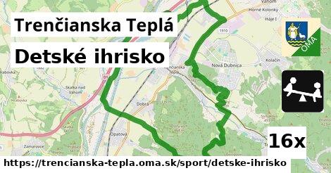 Detské ihrisko, Trenčianska Teplá