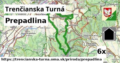Prepadlina, Trenčianska Turná