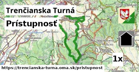 prístupnosť v Trenčianska Turná