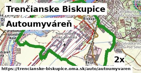 Autoumyváreň, Trenčianske Biskupice