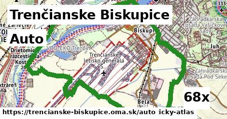 auto v Trenčianske Biskupice