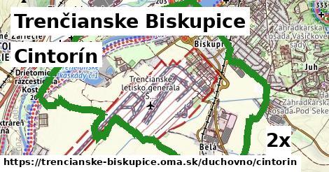 Cintorín, Trenčianske Biskupice