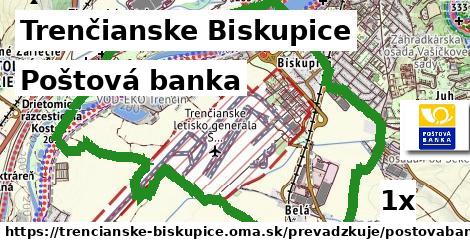 Poštová banka, Trenčianske Biskupice