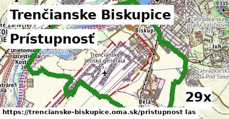 prístupnosť v Trenčianske Biskupice