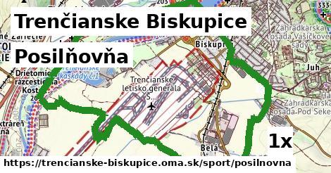 posilňovňa v Trenčianske Biskupice