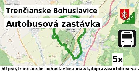 Autobusová zastávka, Trenčianske Bohuslavice