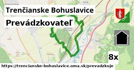 prevádzkovateľ v Trenčianske Bohuslavice