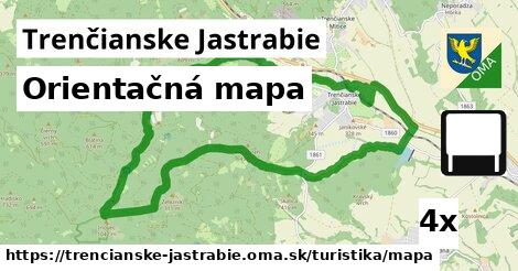 Orientačná mapa, Trenčianske Jastrabie