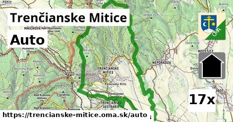 auto v Trenčianske Mitice