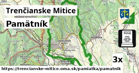 Pamätník, Trenčianske Mitice