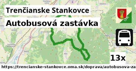 Autobusová zastávka, Trenčianske Stankovce