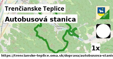 Autobusová stanica, Trenčianske Teplice