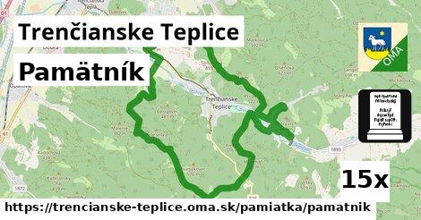 Pamätník, Trenčianske Teplice