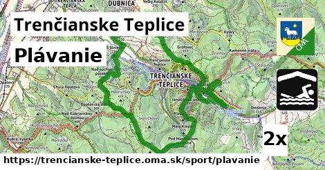 Plávanie, Trenčianske Teplice