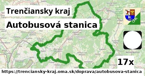 Autobusová stanica, Trenčiansky kraj