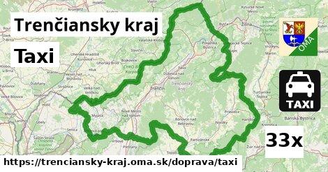 Taxi, Trenčiansky kraj