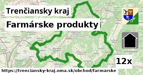 Farmárske produkty, Trenčiansky kraj