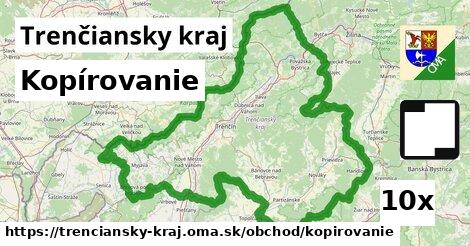 Kopírovanie, Trenčiansky kraj