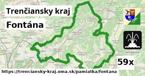 fontána v Trenčiansky kraj