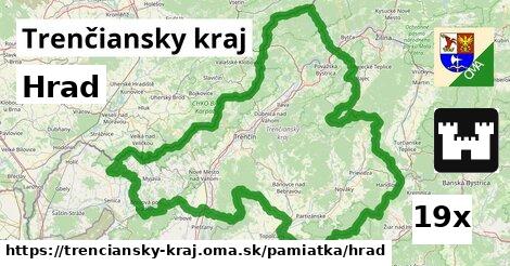 Hrad, Trenčiansky kraj