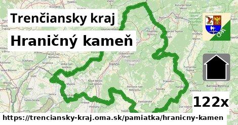 Hraničný kameň, Trenčiansky kraj