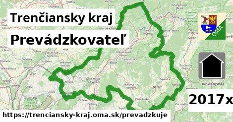 prevádzkovateľ v Trenčiansky kraj