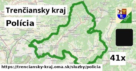 Polícia, Trenčiansky kraj