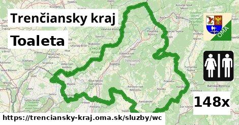 Toaleta, Trenčiansky kraj