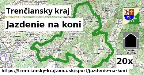 Jazdenie na koni, Trenčiansky kraj