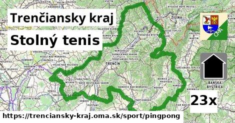 stolný tenis v Trenčiansky kraj